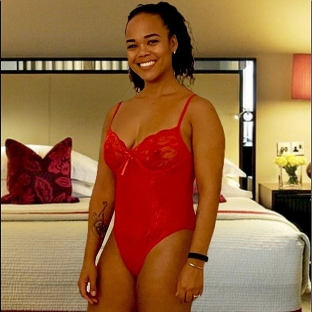 Floral Lace Teddy/Bodysuit - Picture 2 of 6